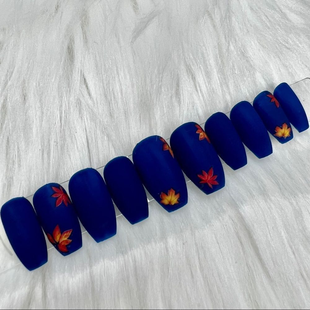 Maple 🍁 Custom Press On Nails | High Quality Nails | Handmade